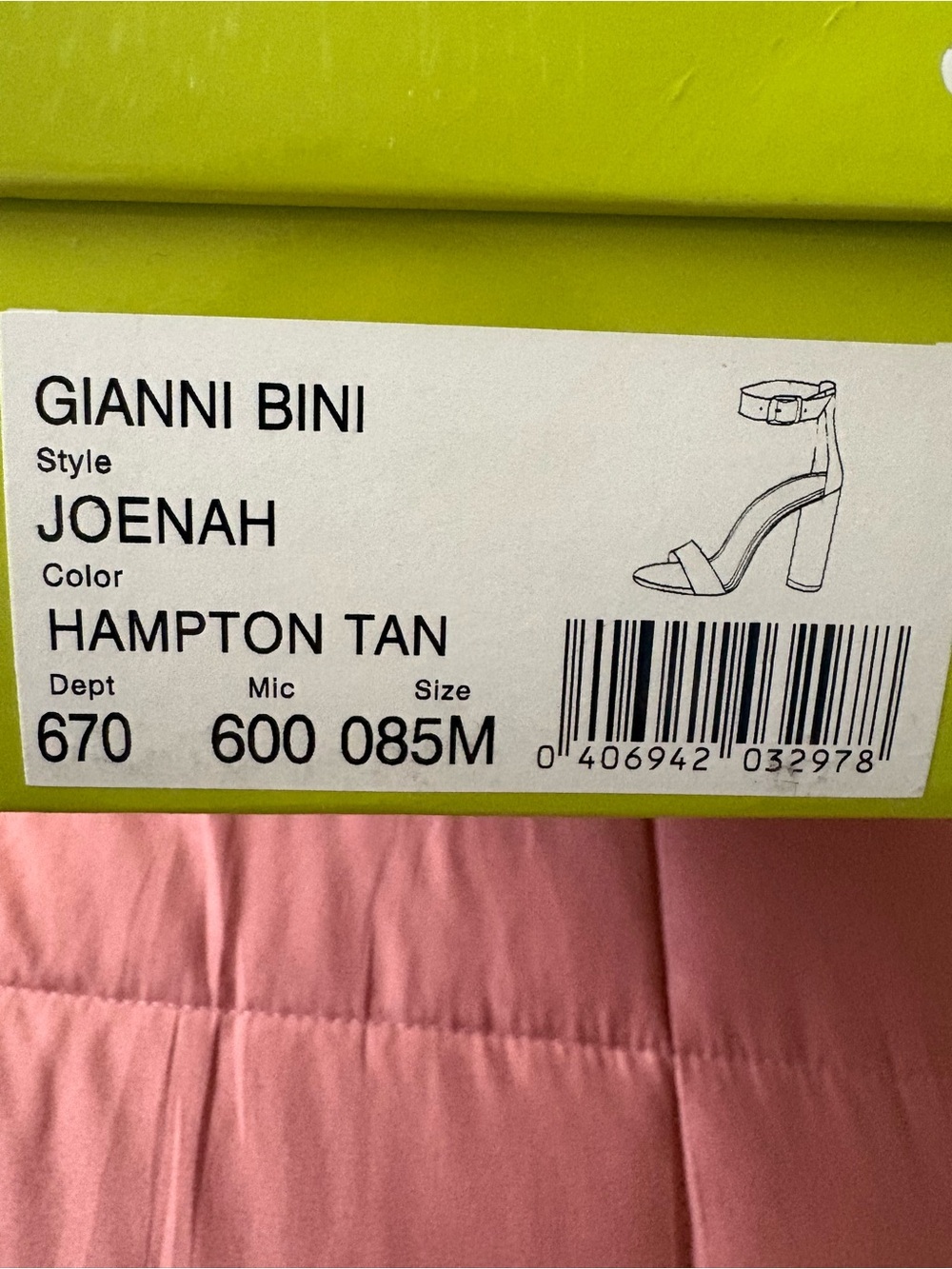 Gianni Bini Joenah Sandal in Hampton Tan